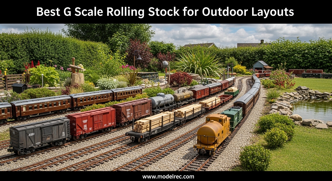 Best G Scale Rolling Stock for Outdoor Layouts