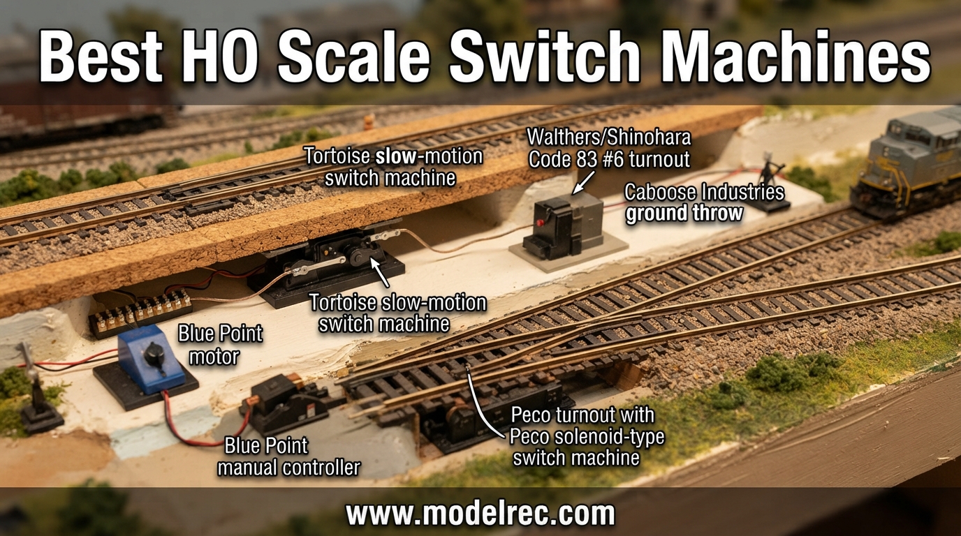Best HO Scale Switch Machines