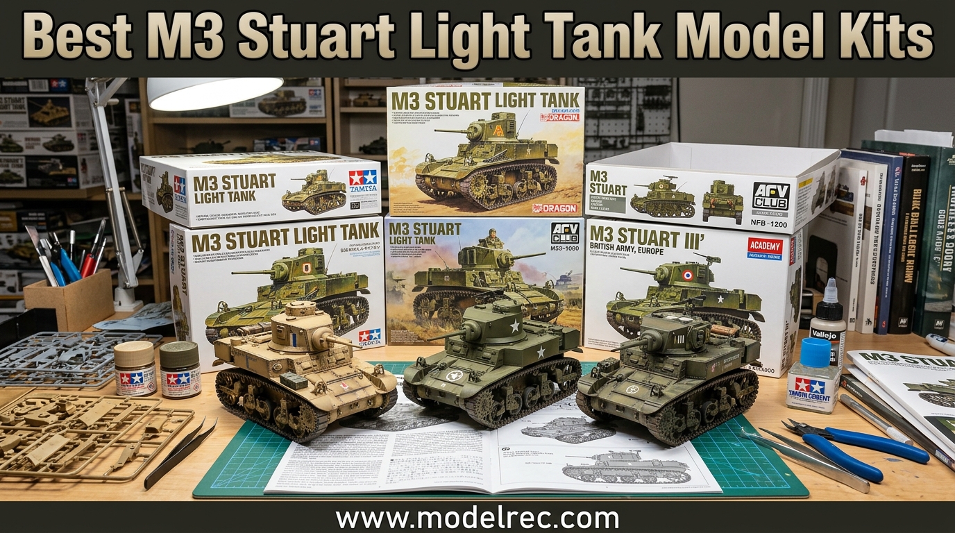 Best M3 Stuart Light Tank Model Kits