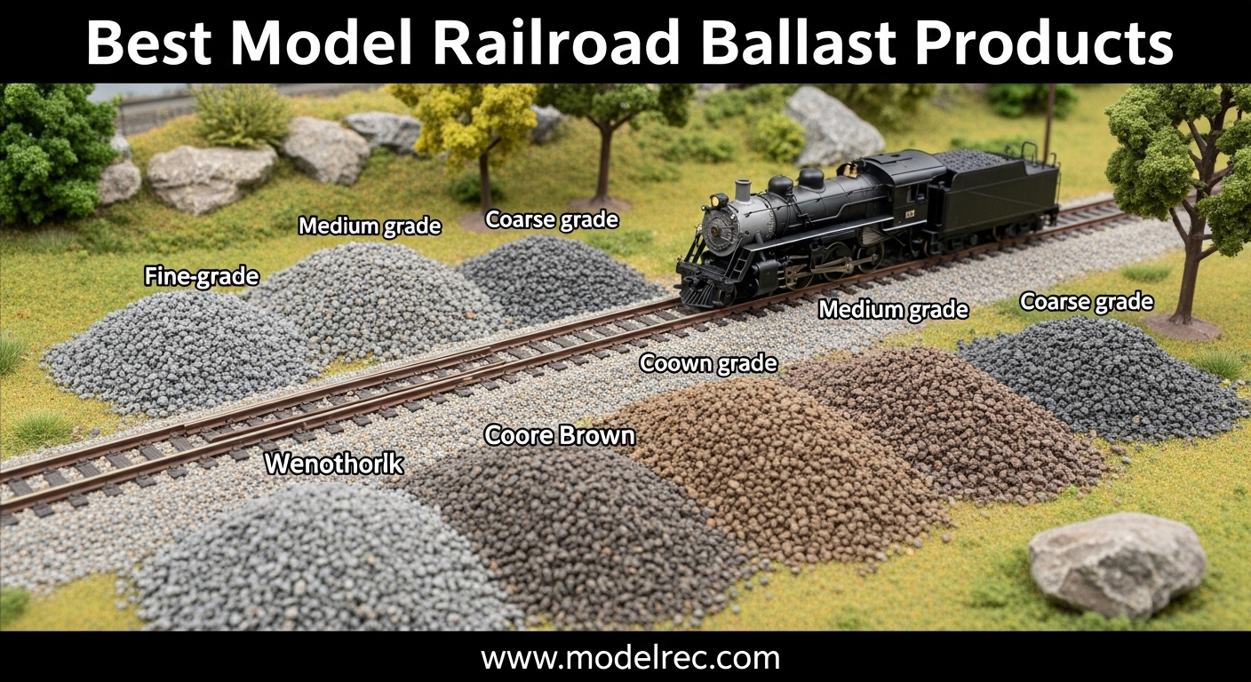 Best Model Railroad Ballast Products