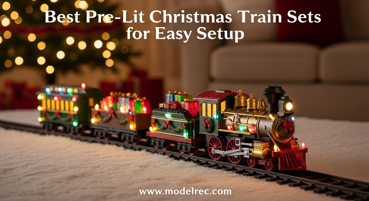Best Pre-Lit Christmas Train Sets for Easy Setup