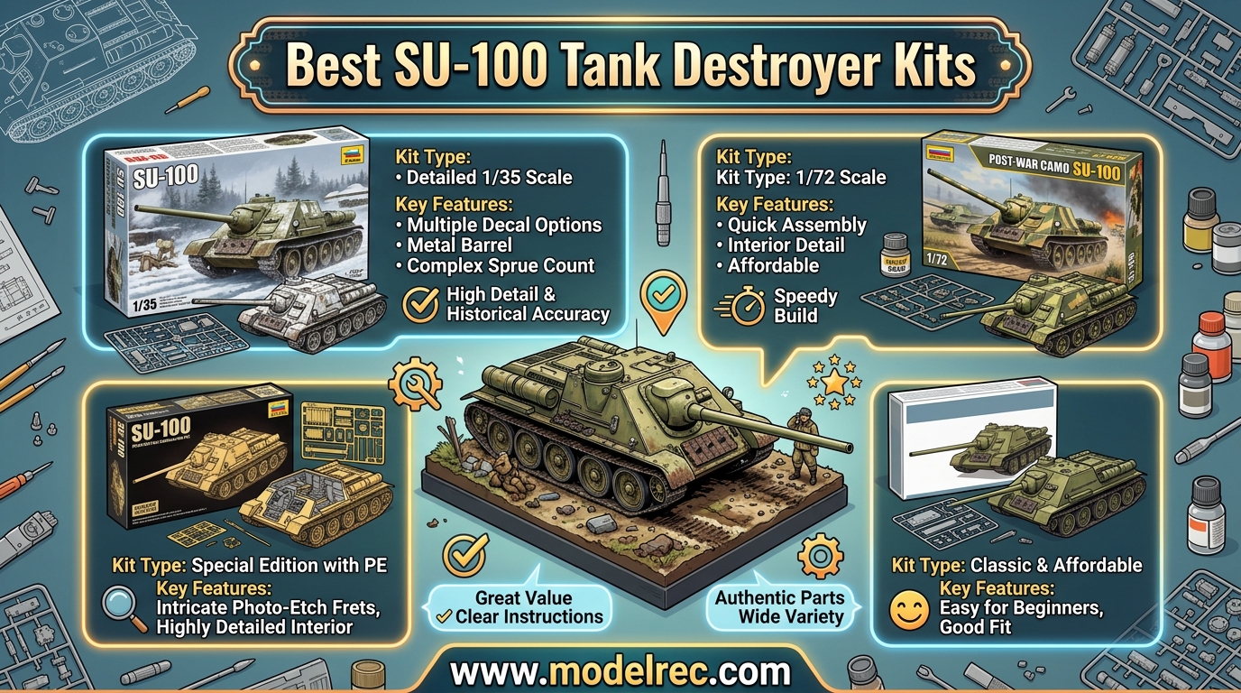 Best SU-100 Tank Destroyer Kits