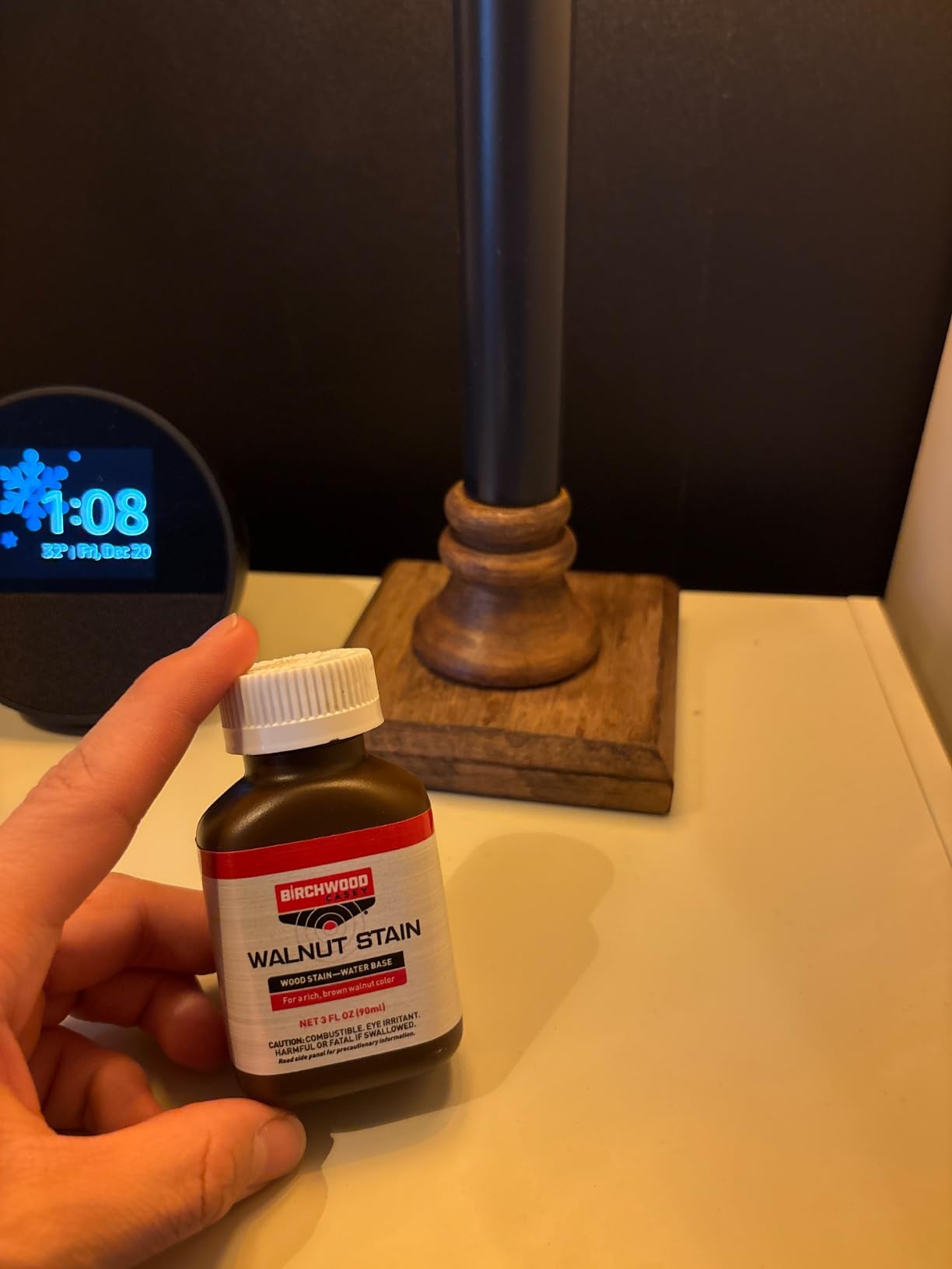 Birchwood Casey Easy-to-Use Fast-Acting Walnut Wood Water-Based Stain for Gun Stock Staining & Antiquing, 3 OZ Bottle, Brown customer photo 1