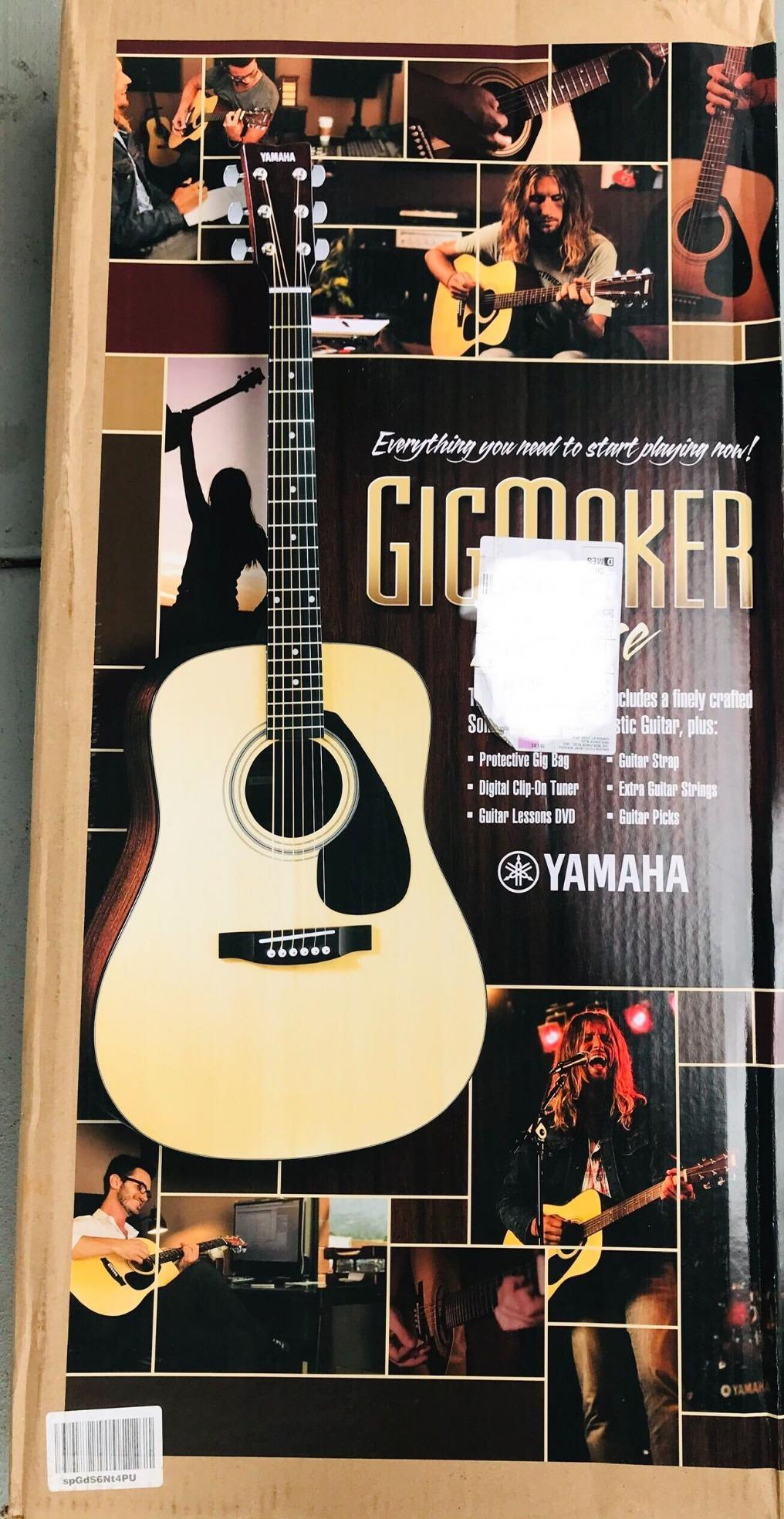 Yamaha GigMaker Deluxe Acoustic Guitar Package with FD01S Guitar, Gig Bag, Tuner, Strap and Picks - Natural customer photo 2