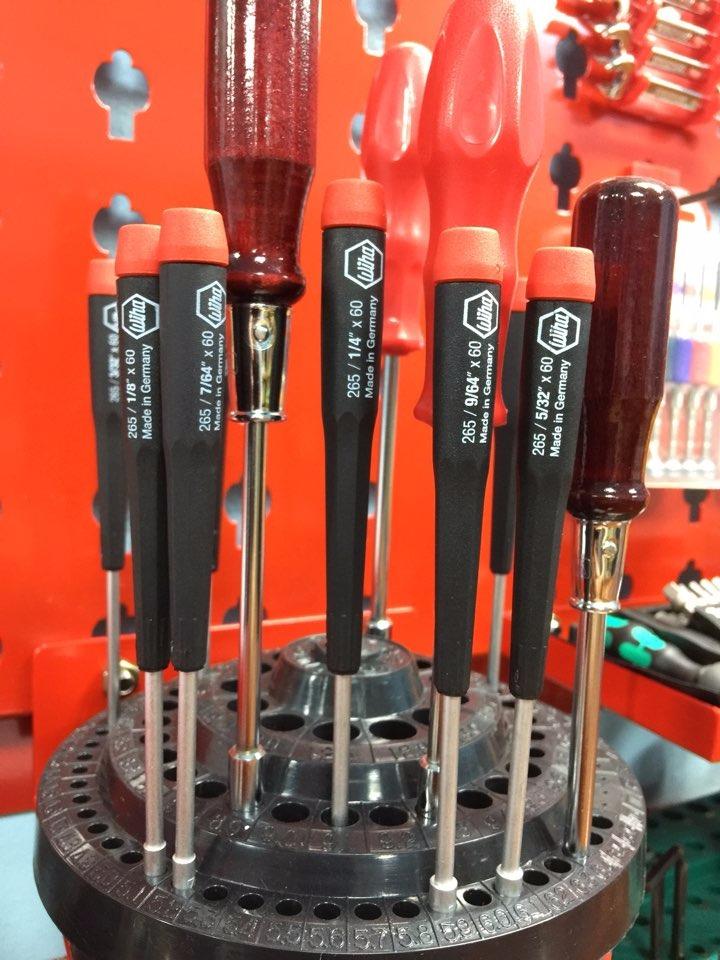 Wiha 26591 Precision Nut Driver Set, 8 Piece, Inch, Tapered Handle, Chrome-Plated Satin Finish customer photo 1