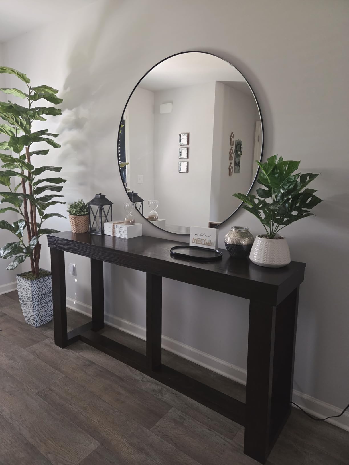 Signature Design by Ashley Watson Mid-Century Rectangular Sofa Table, Dark Brown customer photo 2
