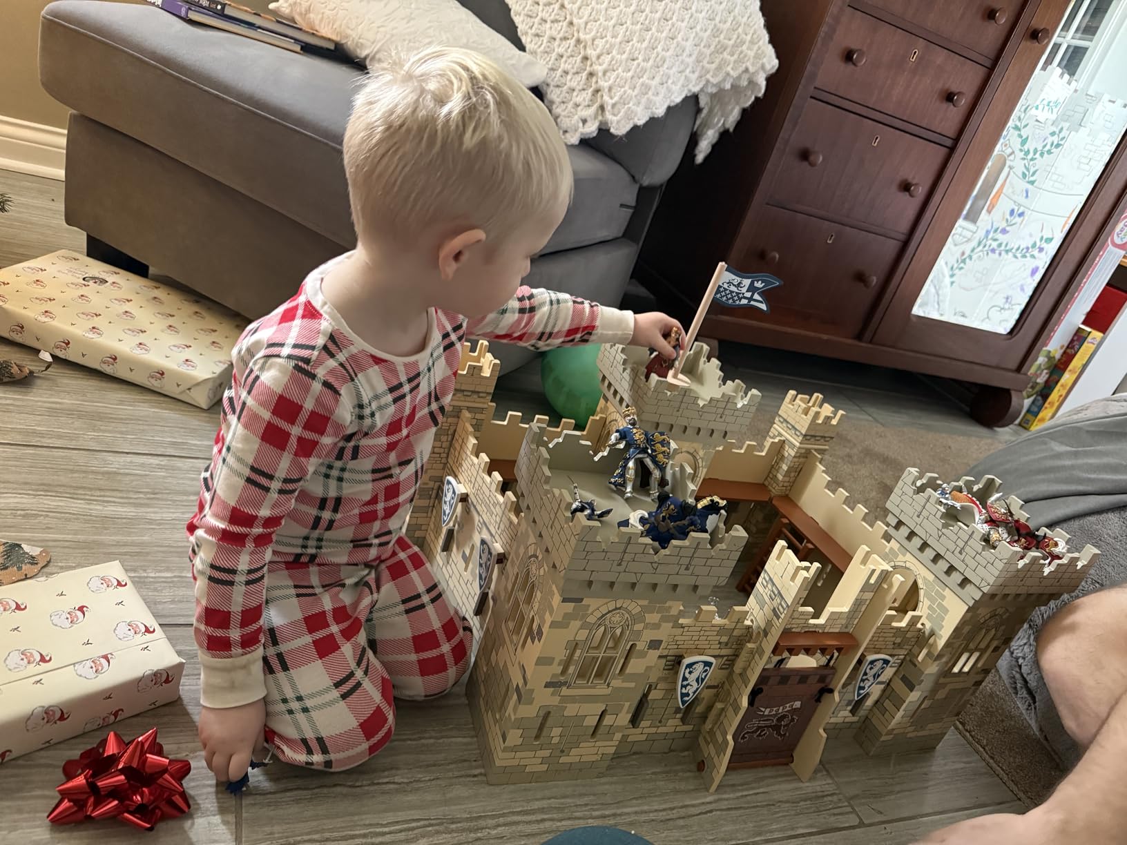 Master of Arms Castle - Ages 3+ - Wooden Medieval Playset - Fantasy & Medieval Collection - Functional Drawbridge - 22.8 X 15.9 X 12.0 in - Sparks Children's Imagination - Gift Idea customer photo 1