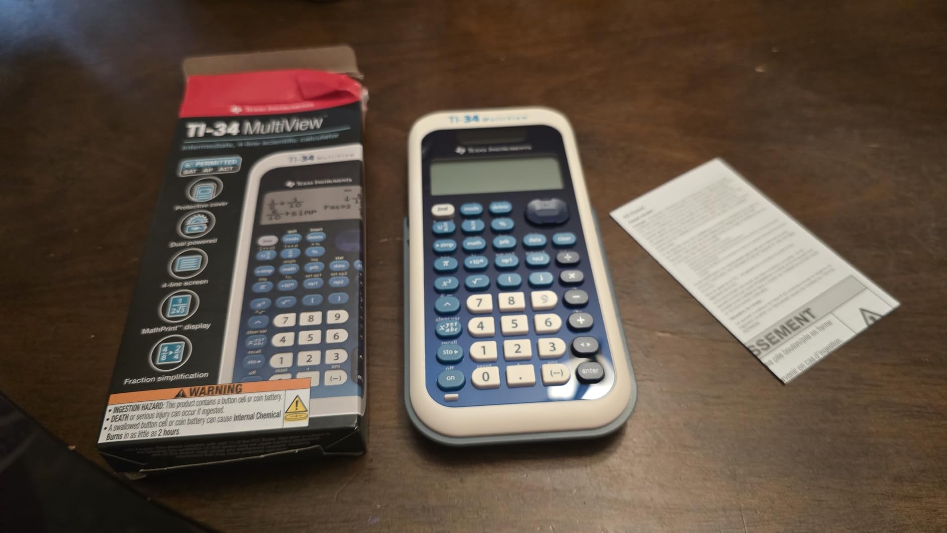 Texas Instruments TI-34 MultiView Scientific Calculator customer photo 2