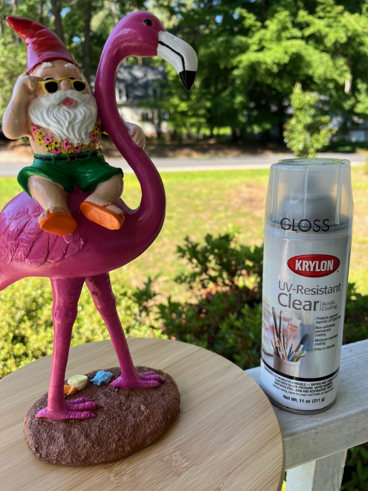 Krylon K01305 Gallery Series Artist and Clear Coatings Aerosol, 11-Ounce, UV-Resistant Clear Gloss customer photo 1