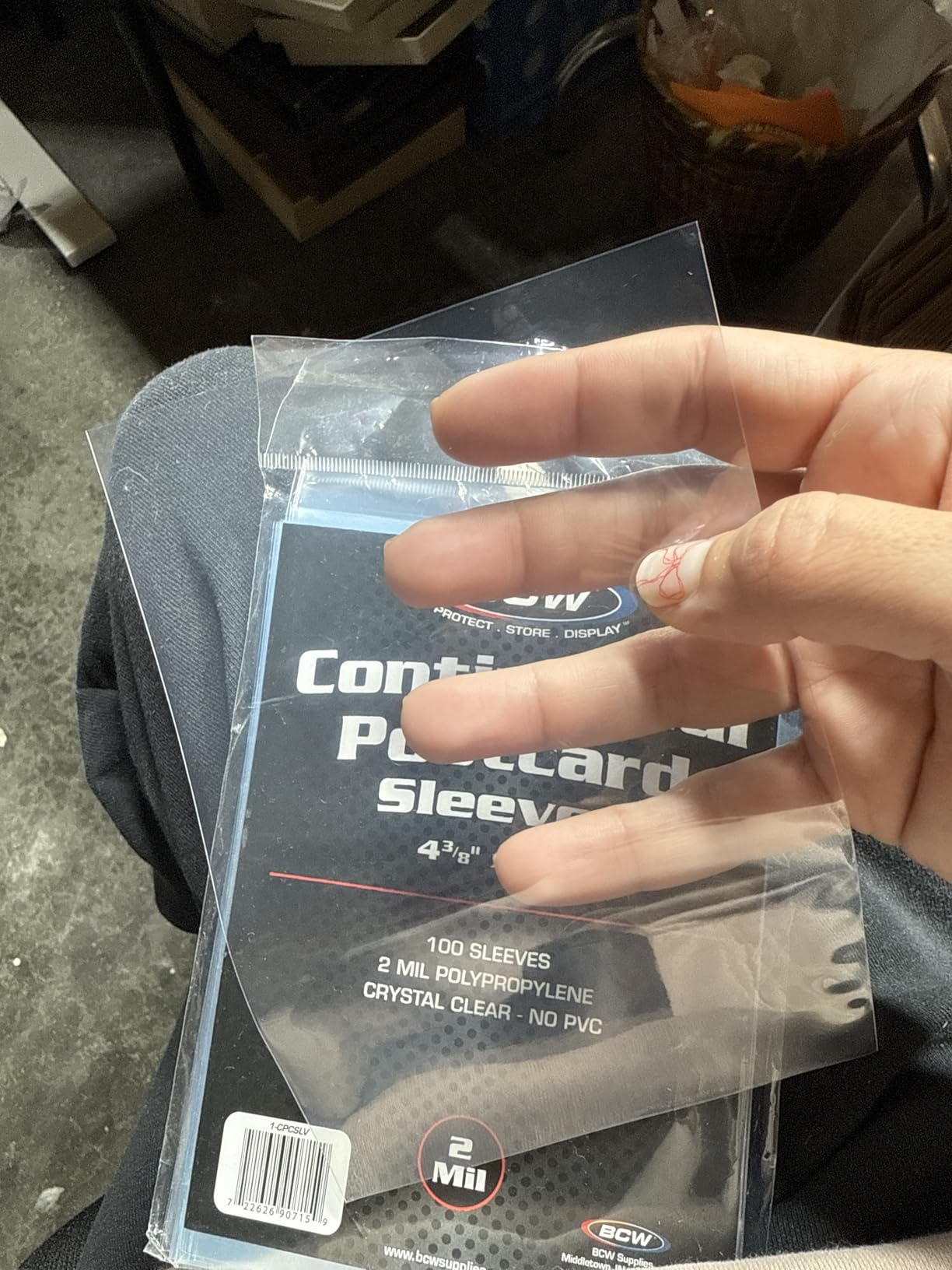 BCW Continental Postcard Sleeves, Photos Sleeves | Exterior Dimensions: 4 3/8