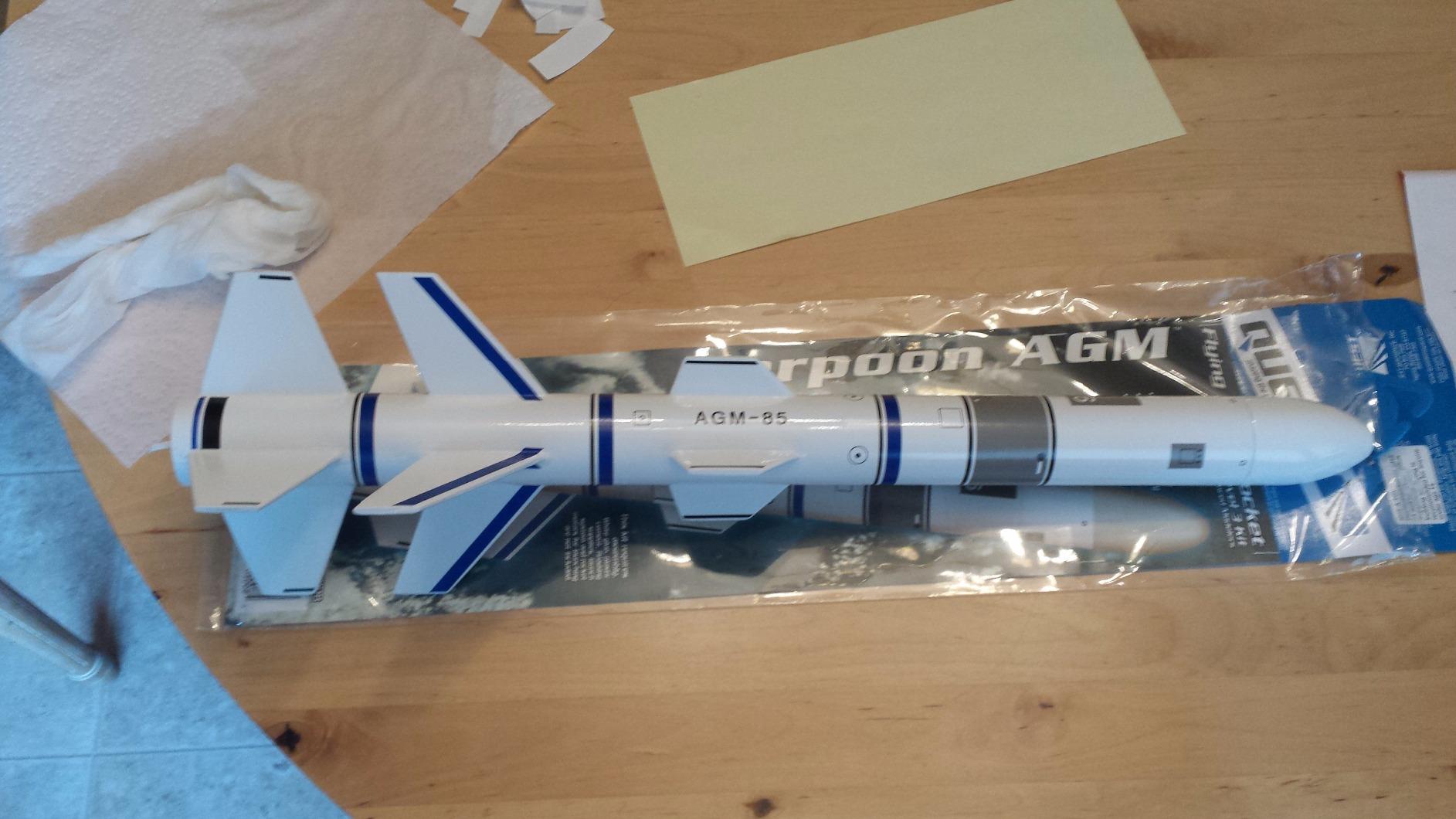 Quest Aerospace Harpoon Model Rocket Kit customer photo 1