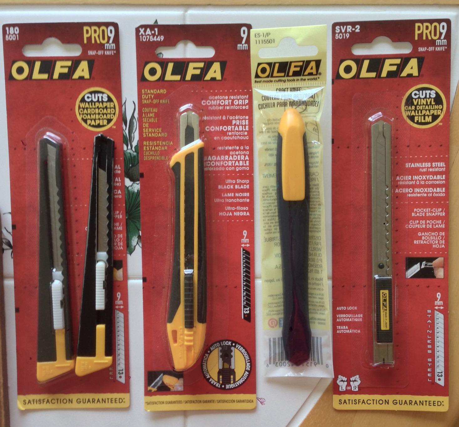 OLFA 9mm Precision Utility Knife (XA-1) - Multi-Purpose Retractable Precision Knife w/Fiberglass Reinforced Handle & Snap-Off Blade customer photo 1