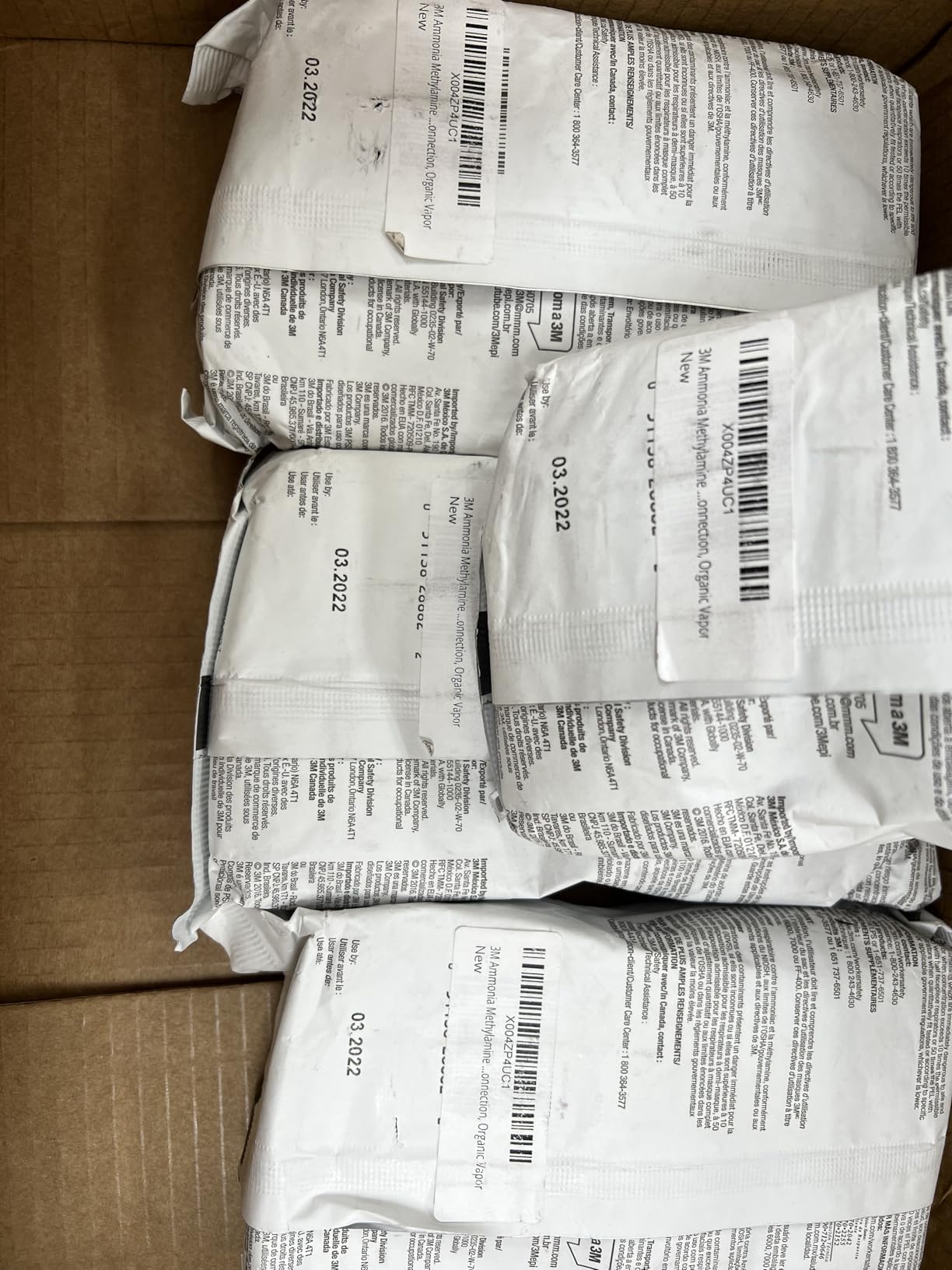 3M Ammonia Methylamine Respiratory Protection Cartridge 6004, 1 Pair, Bayonet Connection, Organic Vapor customer photo 1