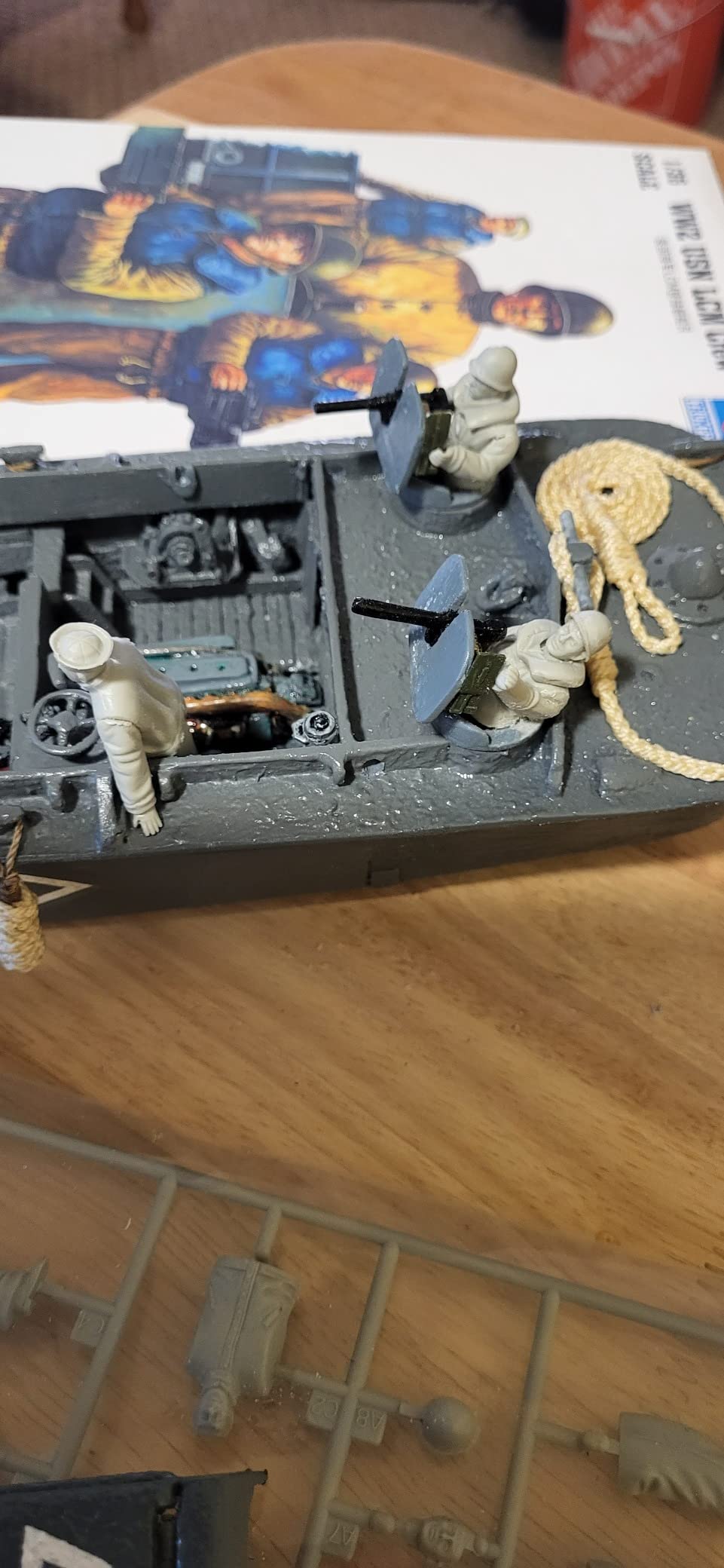 Trumpeter WWII US Navy LCM Crew Figure Set, Scale 1/35, 3-Pack customer photo 1