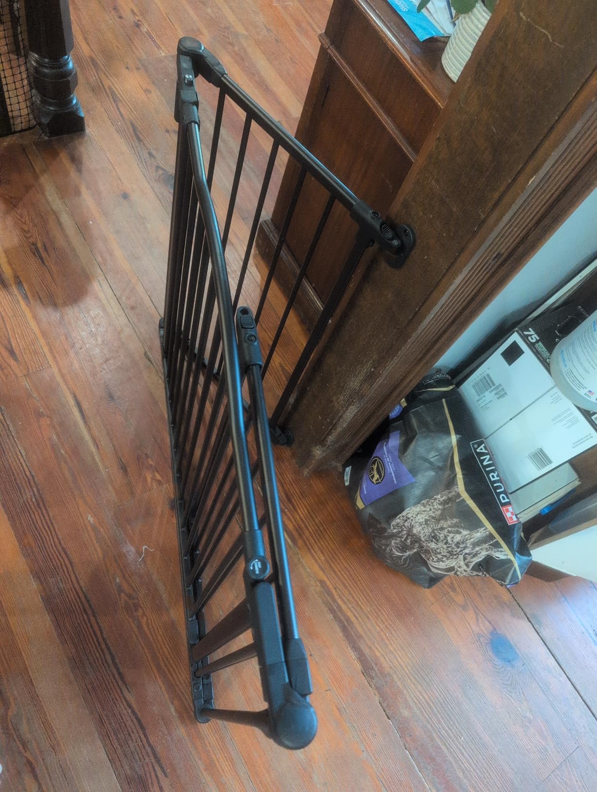 Toddleroo by North States - Deluxe Decor Safety Gate: Hardware Mounted Extra Wide Metal Baby Gate - Adjustable 38.3 to 72 Inches Wide - 30 Inches Tall - Matte Bronze customer photo 2