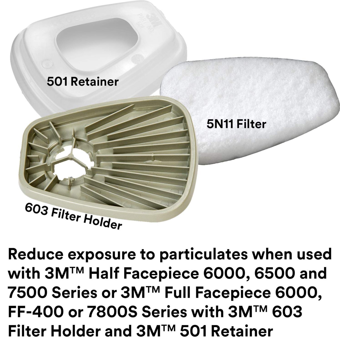3M Respirator Cartridge 6003, 1 Pair, Helps Protect Against Organic Vapors or Acid Gases customer photo 1