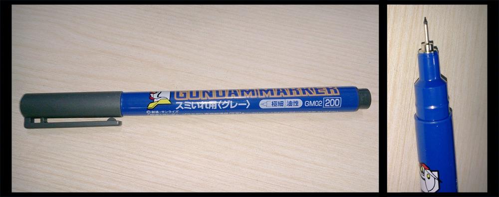 GSI Creos Gray Fine Point Gundam Marker customer photo 2
