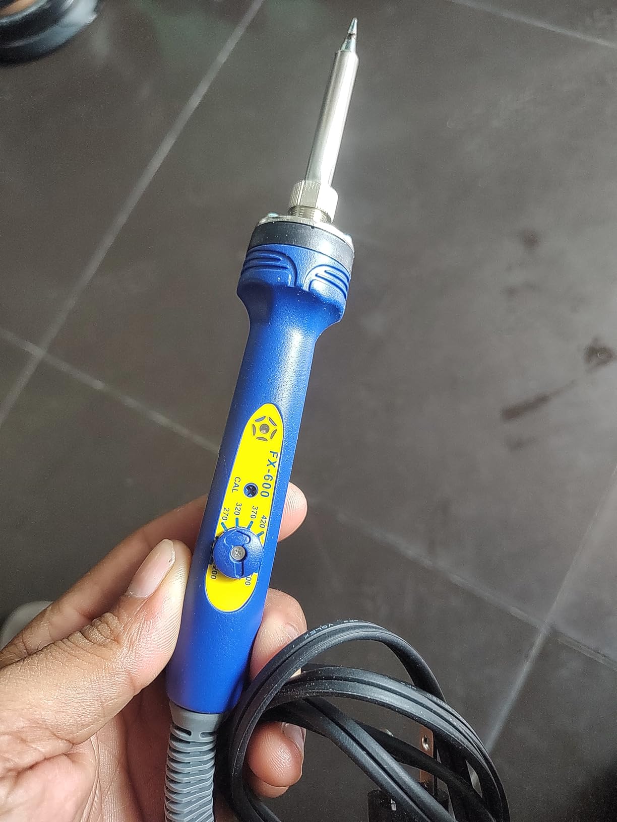 1 X Hakko Dial Type Temperature Limiting Soldering Iron Fx600 customer photo 1