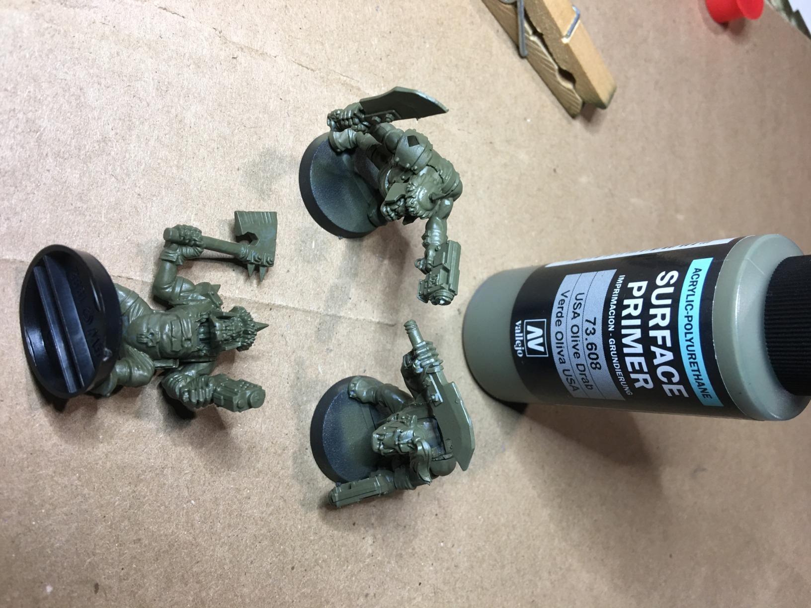 Surface Primer Color | USA Olive Drab 60 ml. (2.02 fl.oz.) | Matte Finish and Fast Drying | Perfect for Airbrushing and Great Adhesion to Figurines and Scale Models customer photo 1