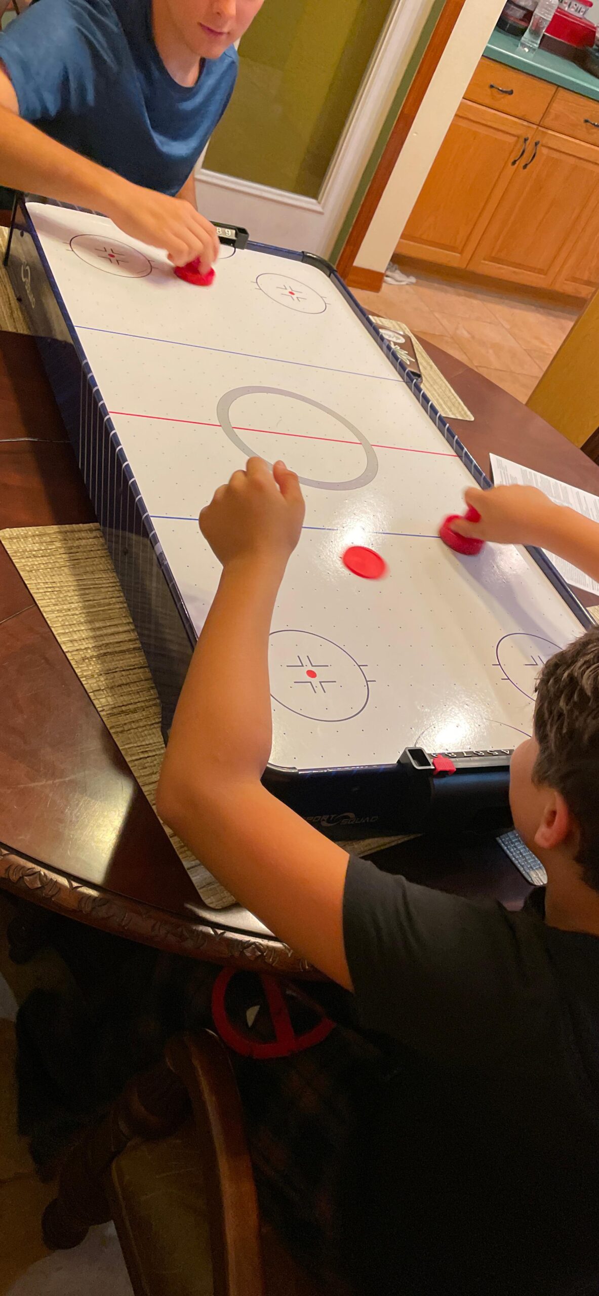 Sport Squad HX40 40 inch Table Top Air Hockey Table for Kids and Adults - Electric Motor Fan customer photo 1