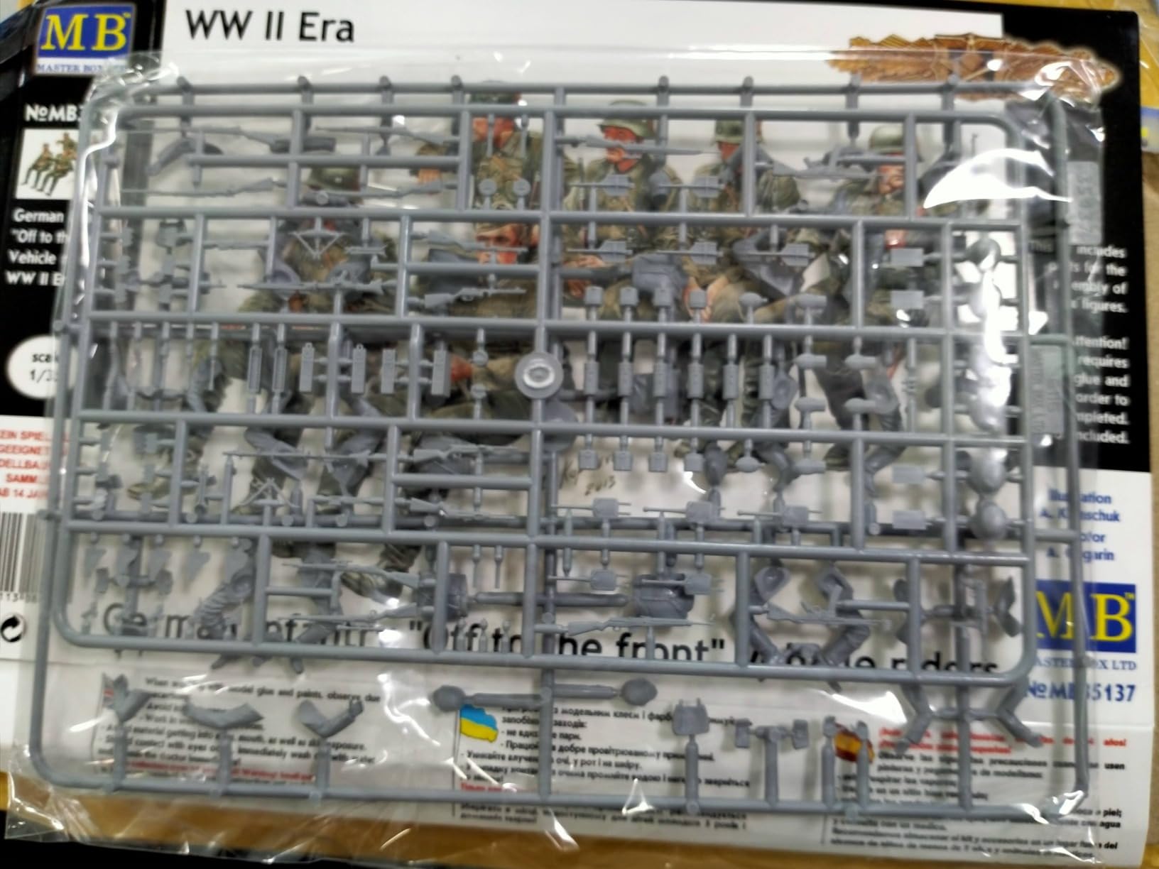 Master Box WWII German Infantry Off The Road Vehicle Riders (6) Figure Model Building Kits (1/35 Scale) customer photo 2