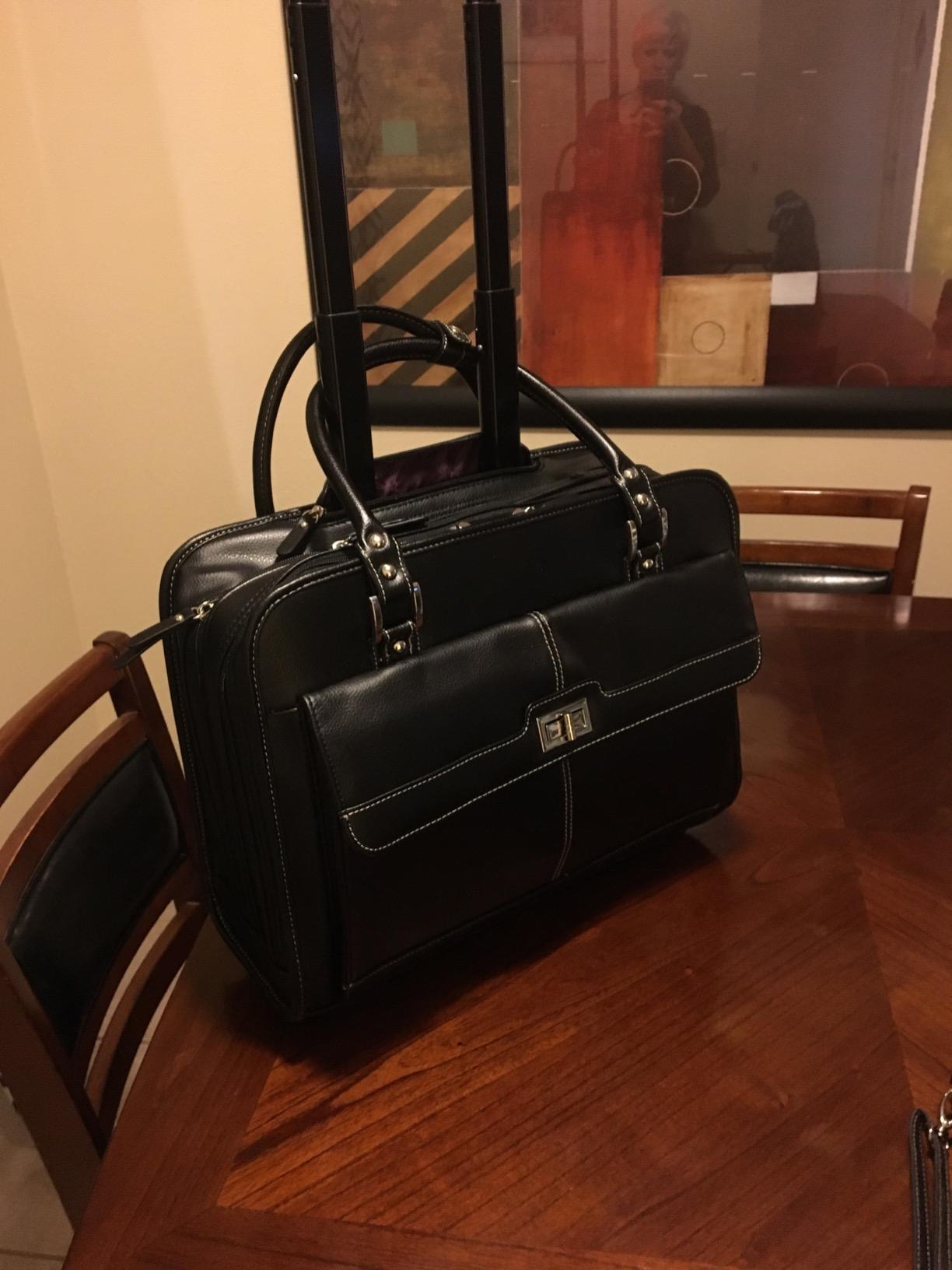 Samsonite Mobile Office Rolling Laptop Bag, Black customer photo 1