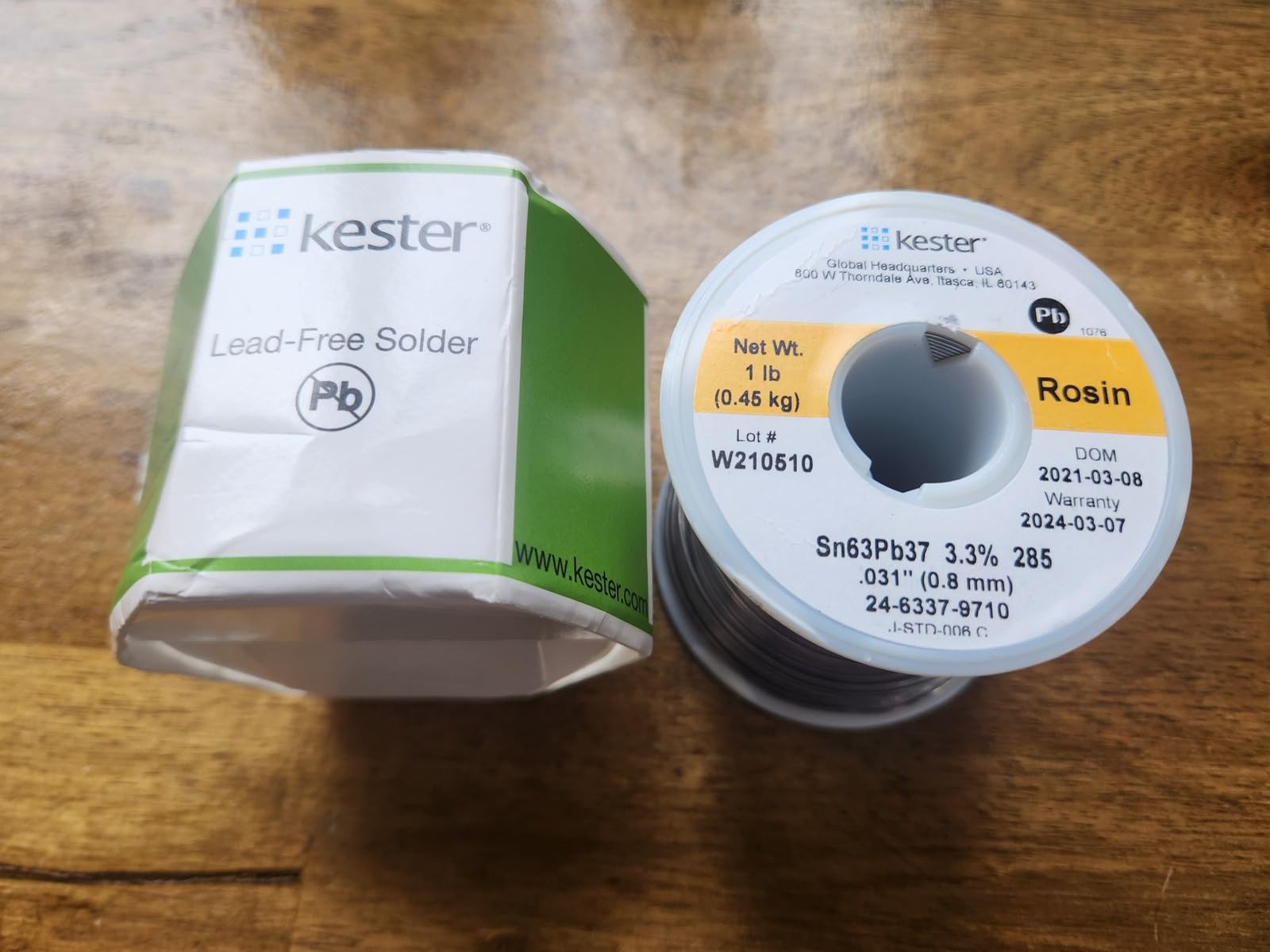 Kester443-845 24-9574-7618 K100Ld Lead-Free No Clean Wire Solder.031