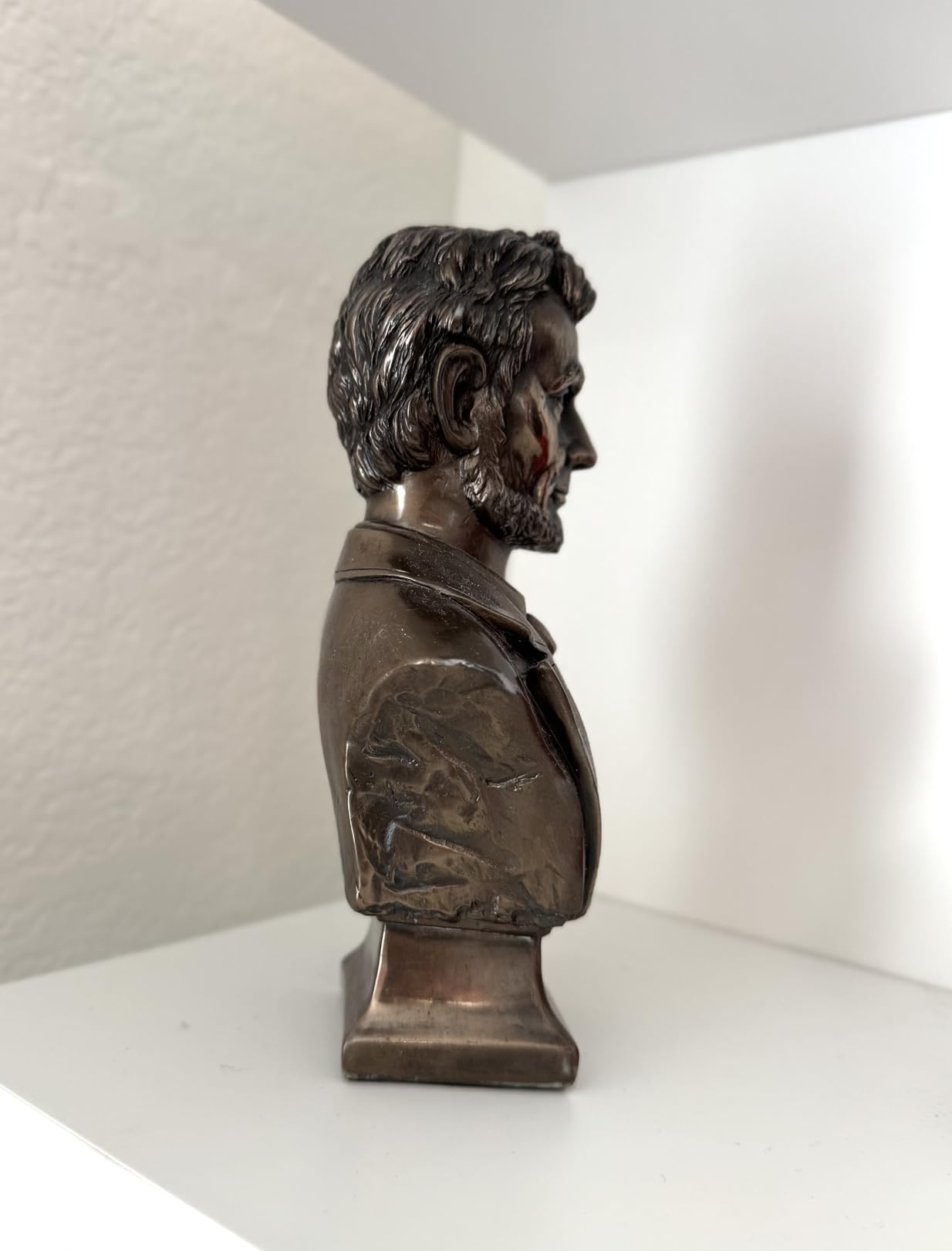 PTC 7.5 Inch Bronze Colored Abraham Lincoln Bust Figurine Statue customer photo 1