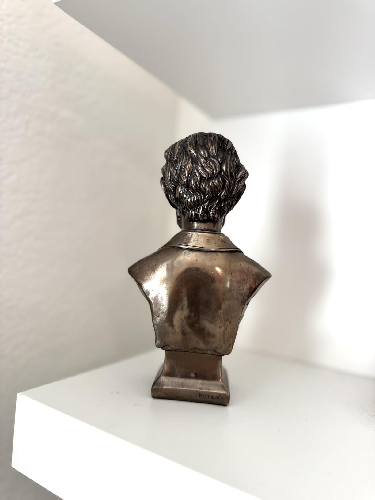 PTC 7.5 Inch Bronze Colored Abraham Lincoln Bust Figurine Statue customer photo 2