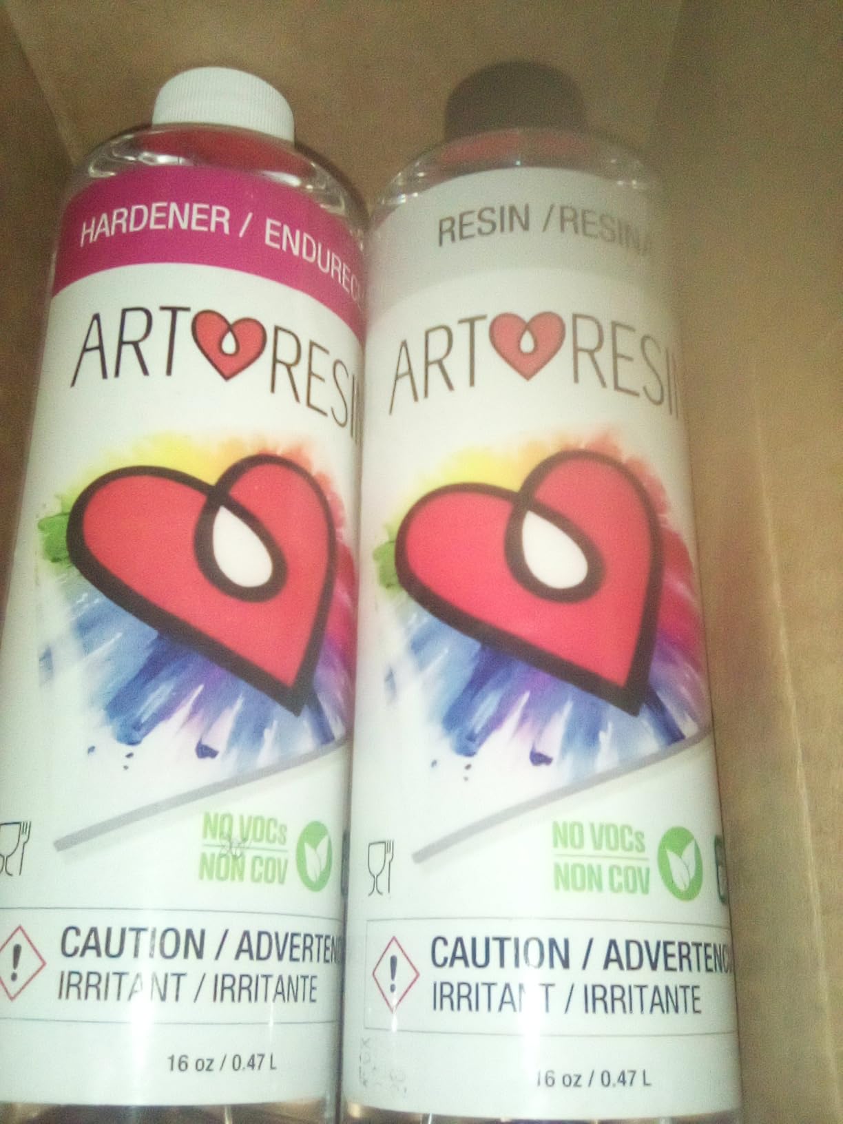 ArtResin Epoxy Resin - High-Gloss Clear Coat for Artwork - 32 oz (16 oz resin + 16 oz hardener) (946 ml) customer photo 1