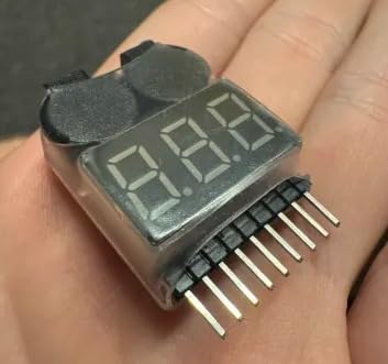 yueton Rc 1-8s Lipo Battery Tester Monitor Low Voltage Buzzer Alarm Voltage Checker with LED Indicator for Lipo LiFe LiMn Li-ion Battery customer photo 1