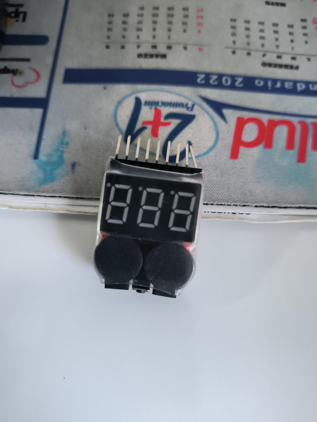 yueton Rc 1-8s Lipo Battery Tester Monitor Low Voltage Buzzer Alarm Voltage Checker with LED Indicator for Lipo LiFe LiMn Li-ion Battery customer photo 2