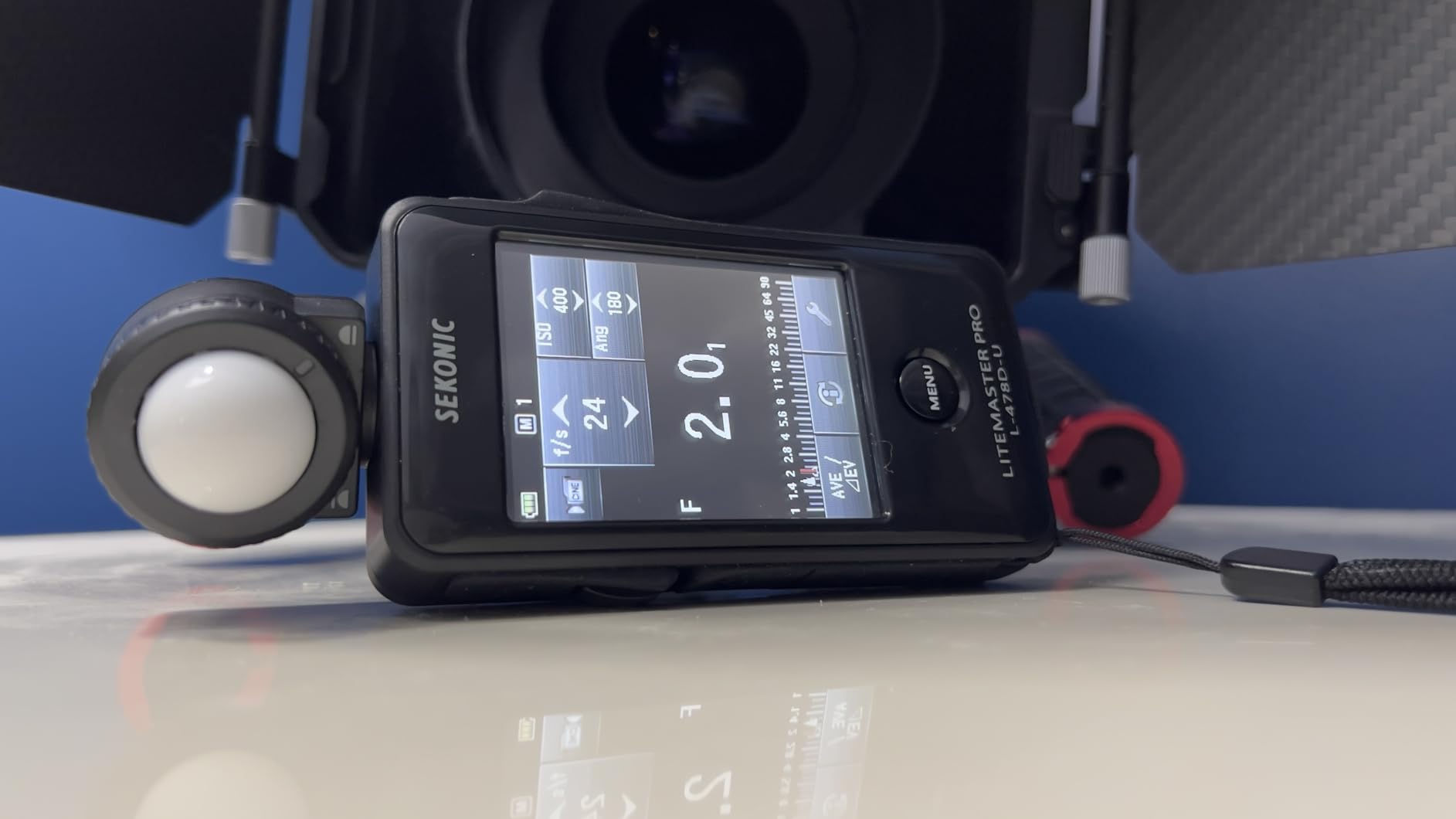 Sekonic LiteMaster Pro L-478D-U Light Meter, Touchscreen Incident & Reflected Meter with Flash Analyzing & Cine Frame Rate Control customer photo 2
