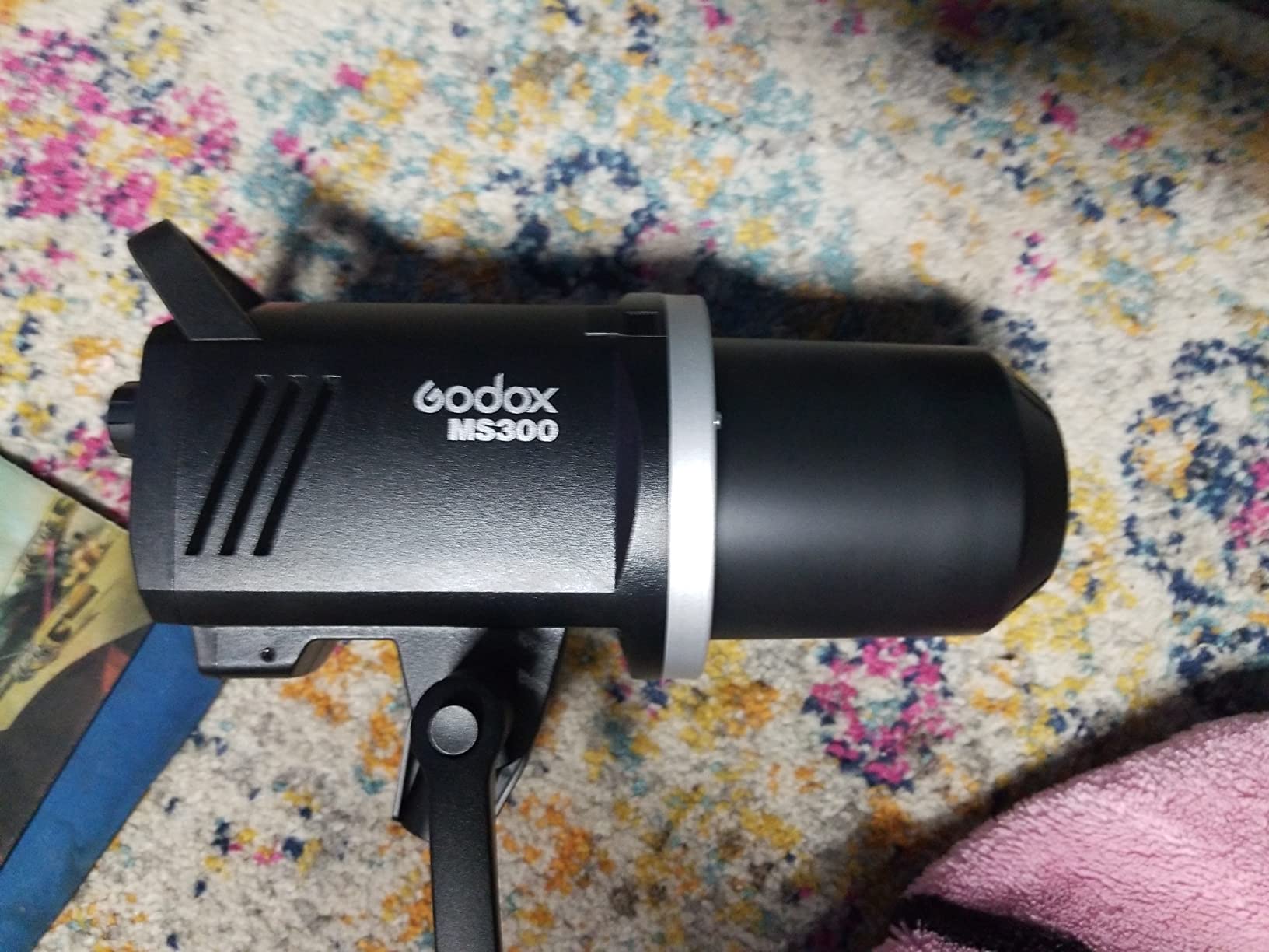 Godox MS300 300WS GN58 Flash Studio Strobe Monolight with Bowens Mount, Built-in 2.4G Wireless System, 0.1-1.8S Recycle Time, Anti-Preflash, 1/32 to 1/1 Power Output, 150W Modeling Lamp customer photo 1