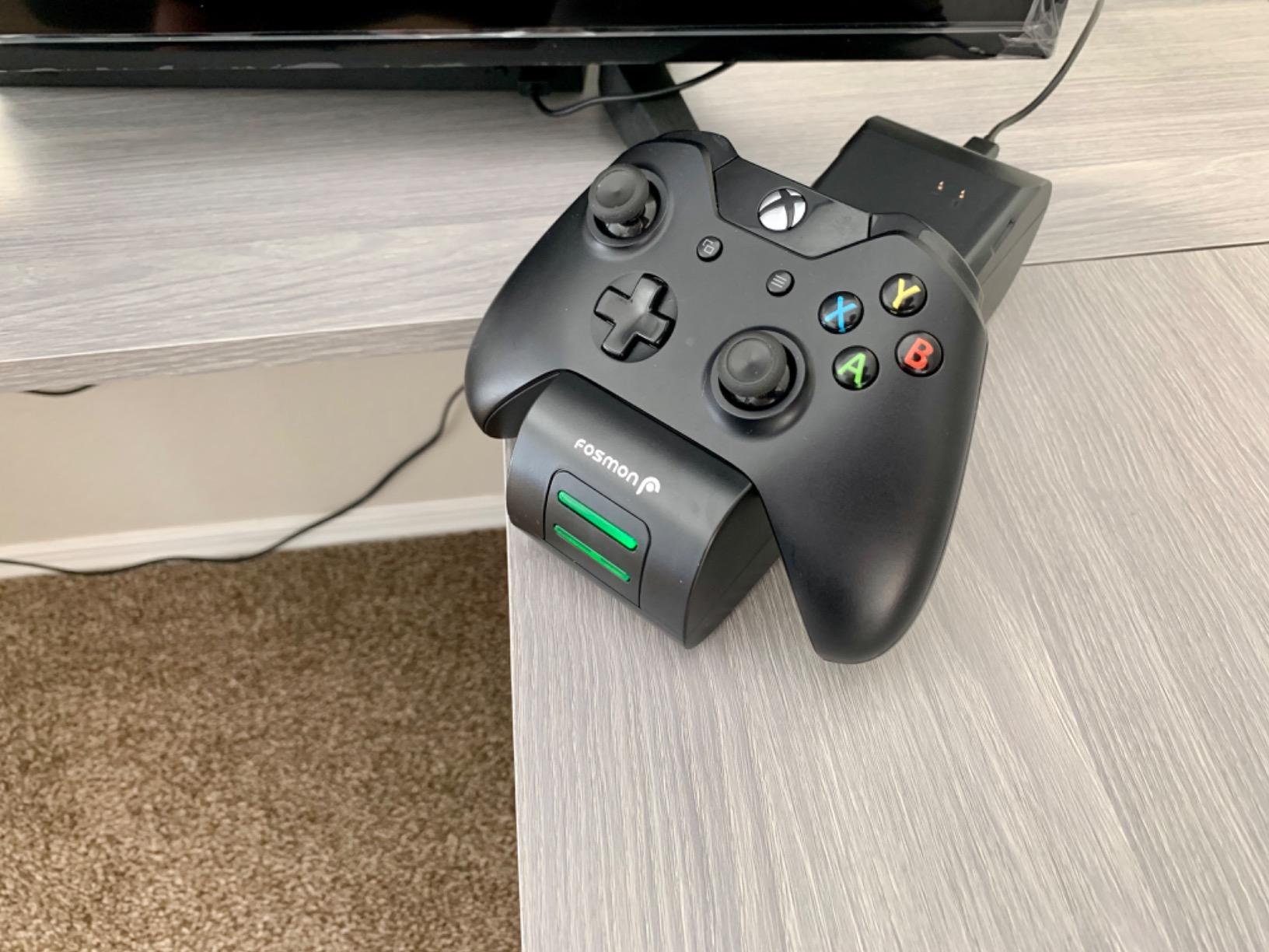 Fosmon Fast Charging for Xbox Controller Charger Station for Xbox Series X|S, Xbox One, Elite w/ 2X 5280mWh Rechargeable Battery Packs customer photo 1