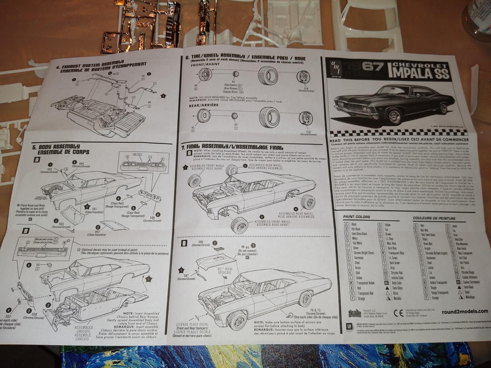 AMT 981 1967 Chevrolet Impala SS 1:25 Scale Plastic Model Kit - Requires Assembly customer photo 2