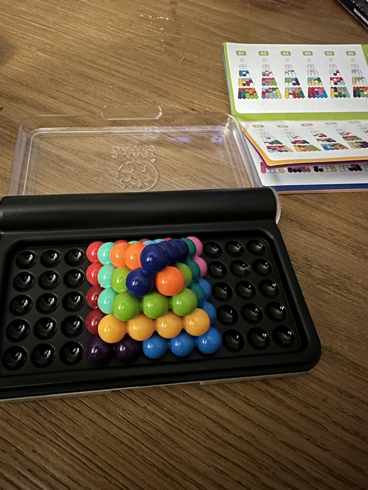 SmartGames IQ Puzzler Pro | Boost Logic and Problem Solving Skills | Level Up with 120 2D and 3D Challenges from Easy to Expert | Great for Ages 6 - Adult | A Fun Travel Game in a Portable Case customer photo 2