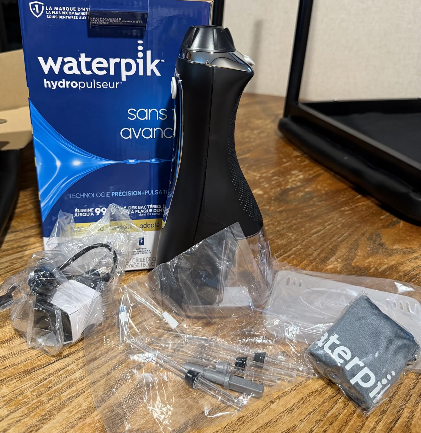 Waterpik Cordless Advanced 2.0 Water Flosser For Teeth, Gums, Braces, Dental Care With Travel Bag and 4 Tips, ADA Accepted, Rechargeable, Portable, and Waterproof, White WP-580 customer photo 2
