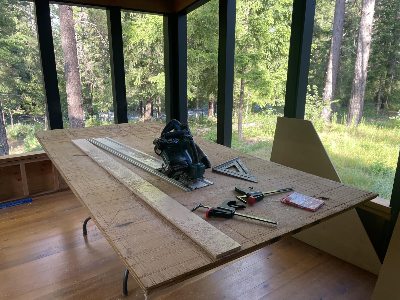 Makita XPS01PTJ 18-Volt X2 LXT Lithium-Ion (36V) Brushless Cordless 6-1/2 inch Plunge Circular Saw Kit (5.0Ah) customer photo 1