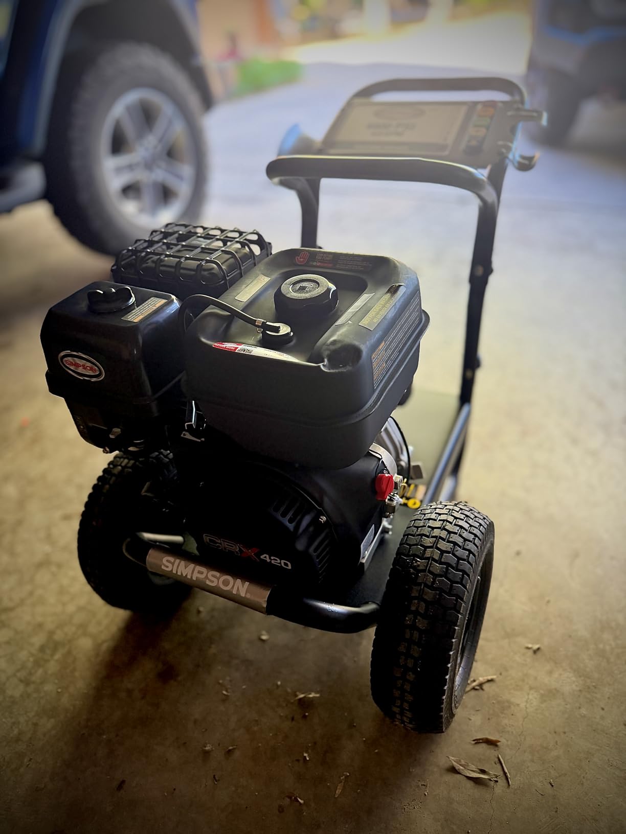 Simpson 4400 PSI Gas Pressure Washer, 4.0 GPM Commercial Power Washer, Cold Water, 50' Hose, PowerShot, 49-State Compliant (PS60843) - Black customer photo 1