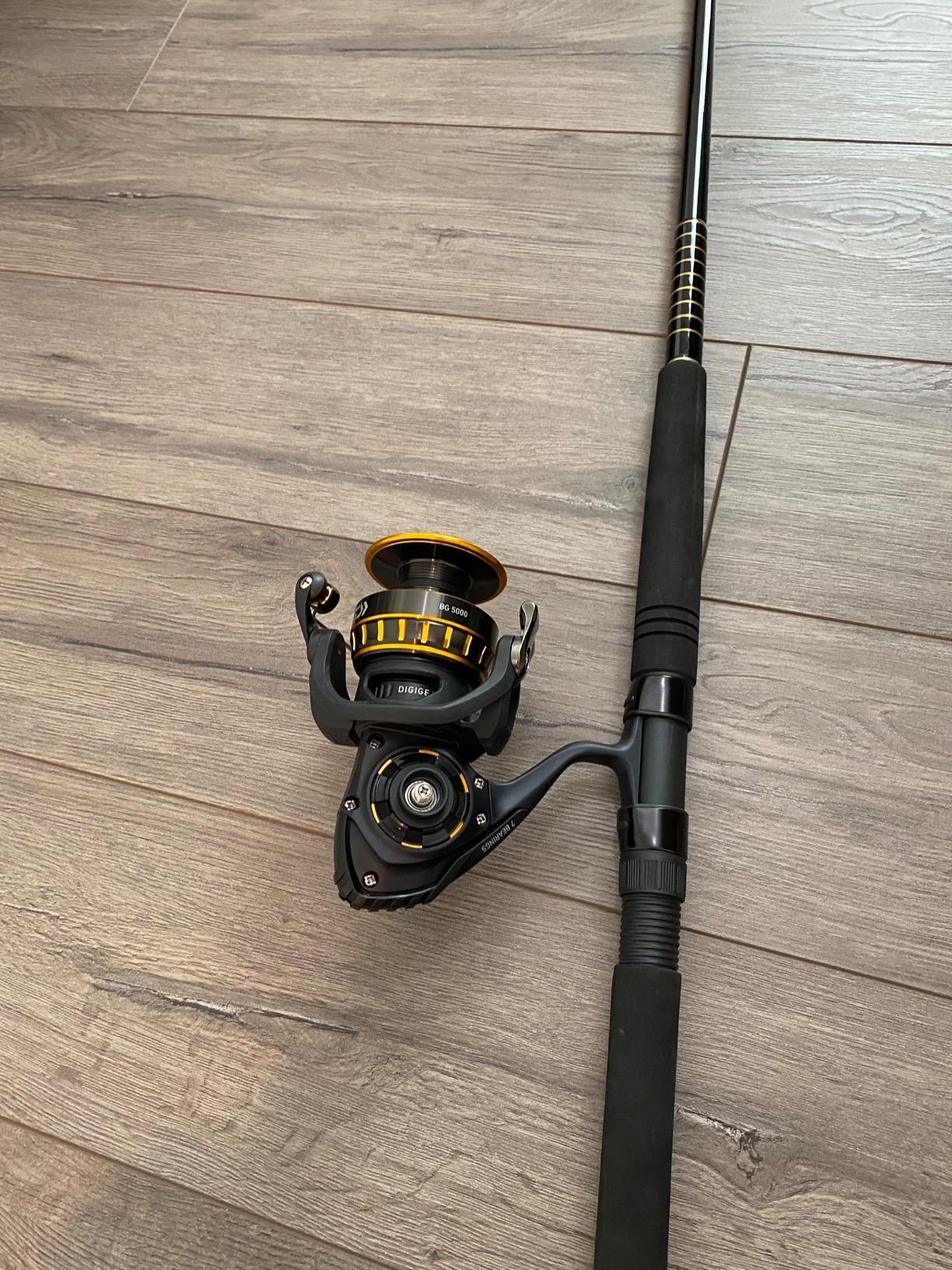 Daiwa BG Saltwater Pre-Mounted Spinning Combo customer photo 1