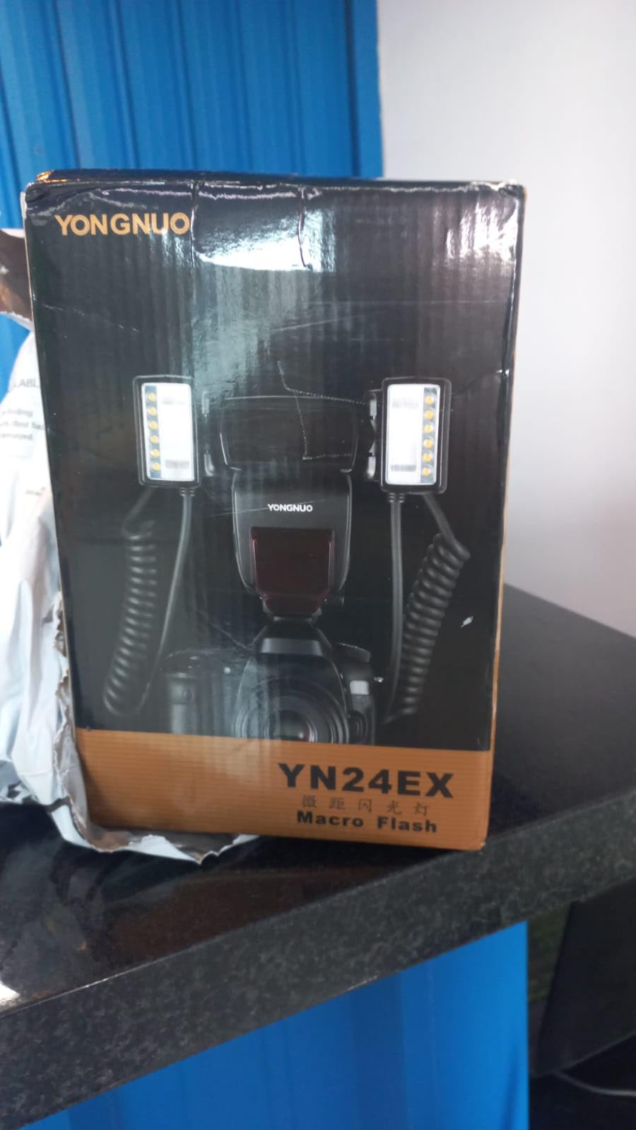 YONGNUO YN24EX TTL Macro Ring Flash LED Macro Flash Speedlite with 2pcs Flash Head and 4pcs Adapter Rings for Canon customer photo 1