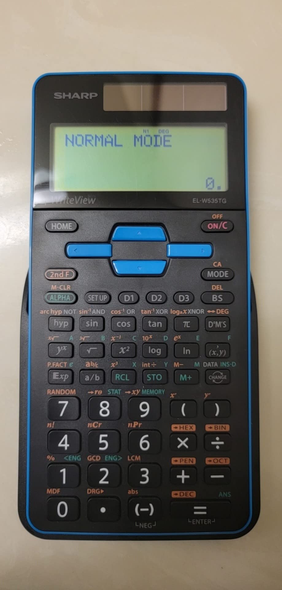 Sharp EL-W535TGBBL Scientific Calculator with WriteView 4 Line Display customer photo 1