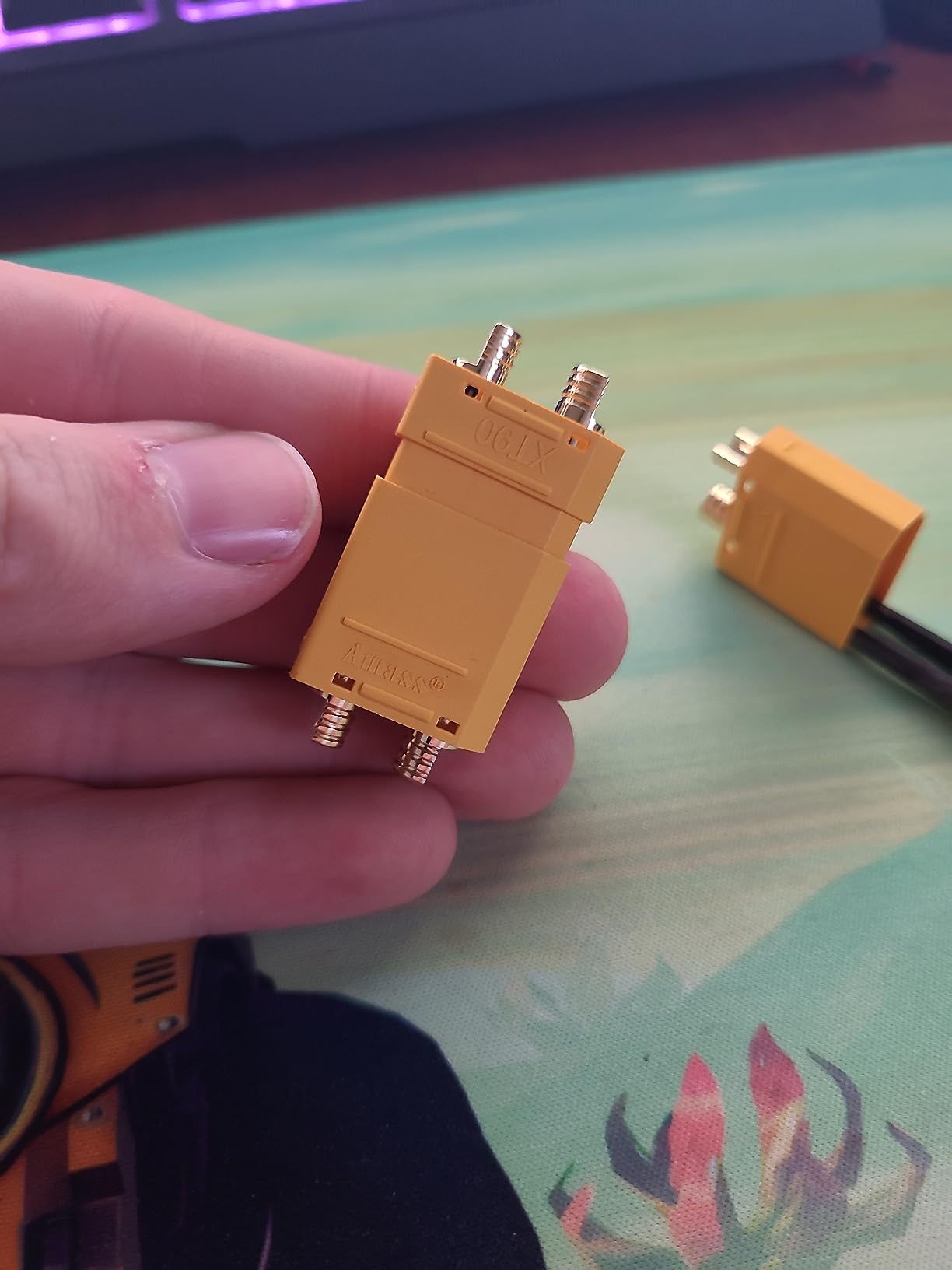 Amass 10 Pair XT90 Male Female Bullet Connectors Power Plugs for RC Lipo Battery Motor customer photo 1