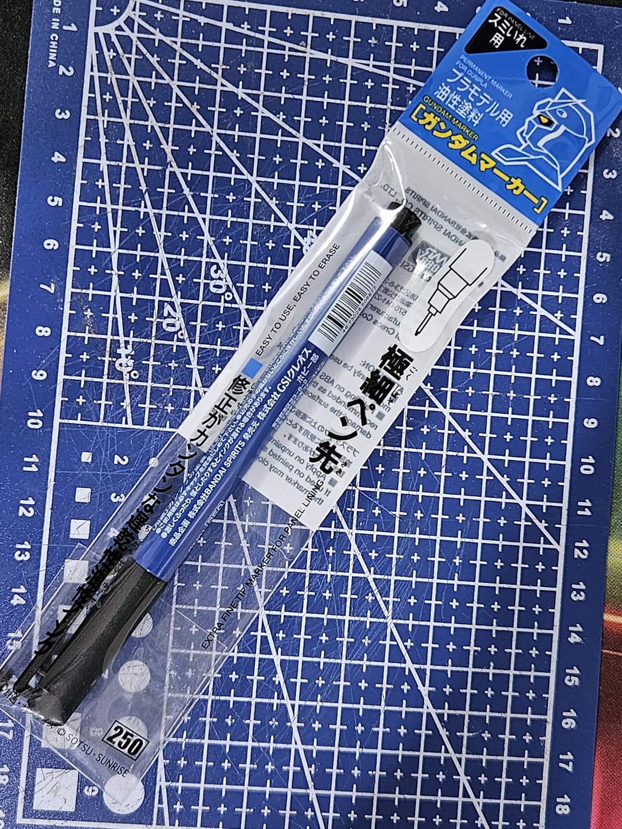 [Set of 3] Gundam Marker Sumi-ire Black Ultra Fine Type GM01 GSI Creos customer photo 1