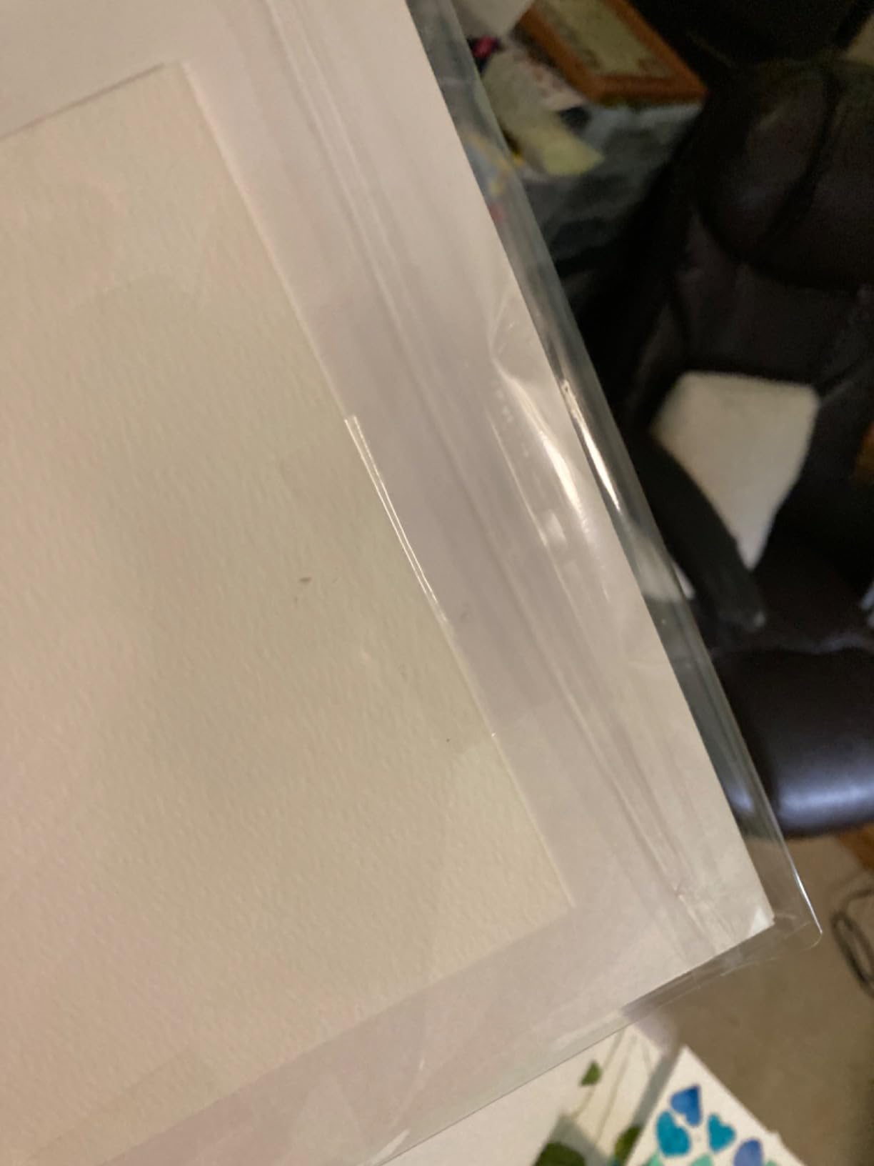 Falling in Art Acid Free 1.496mil (Single Side) Crystal Sealed Clear Bags for 8.5x11 Art Prints, Photos, 9 Inches by 11 3/7 Inches, 25-Pack customer photo 1