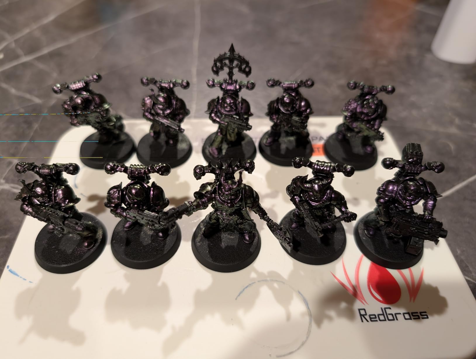 Green Stuff World - Chameleon Metal Paint Toxic Purple 1555 for Models and Miniatures customer photo 1