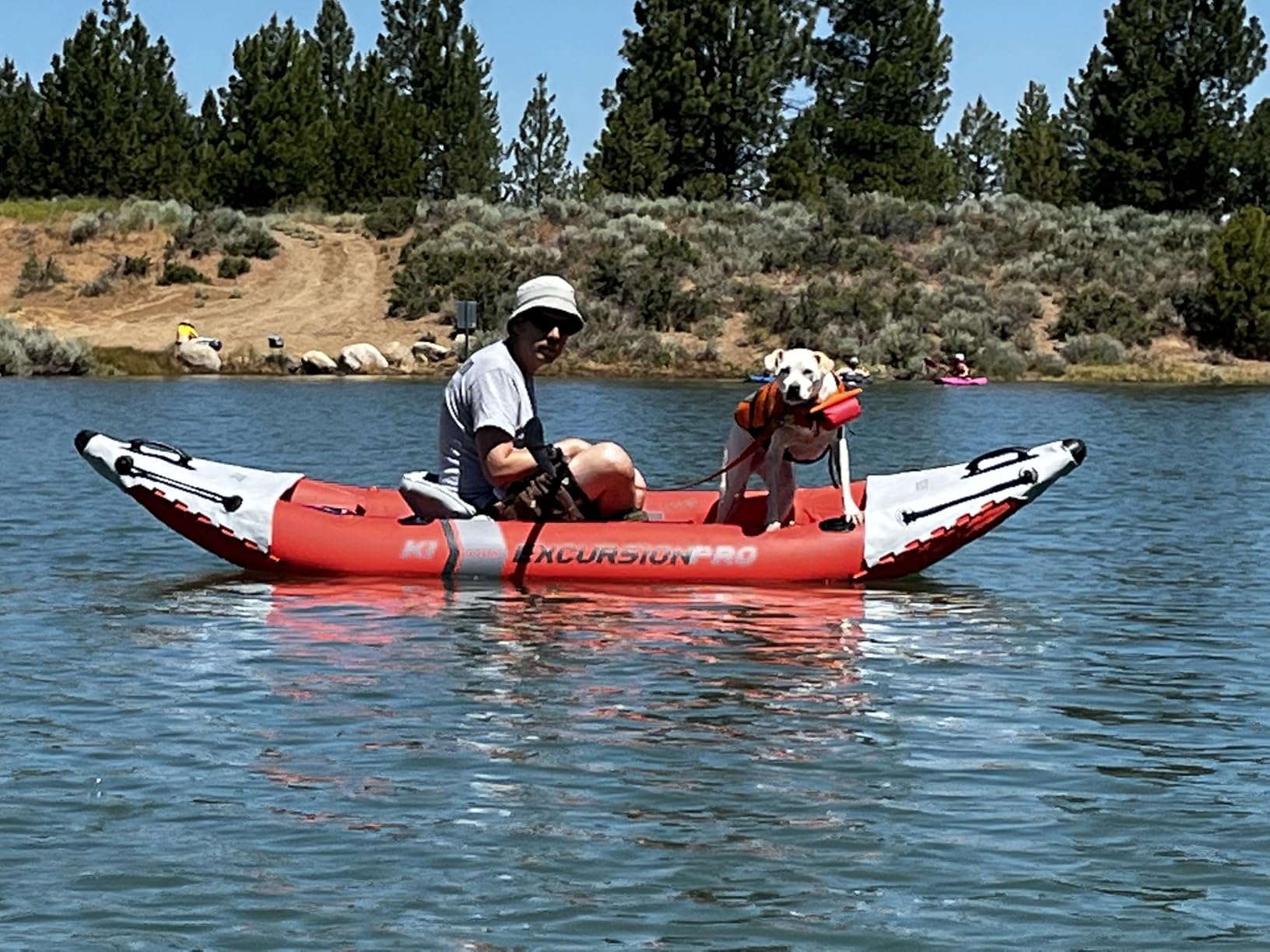 INTEX Excursion Pro K2 Inflatable Kayak 2-Person Set with Paddles & Pump customer photo 2