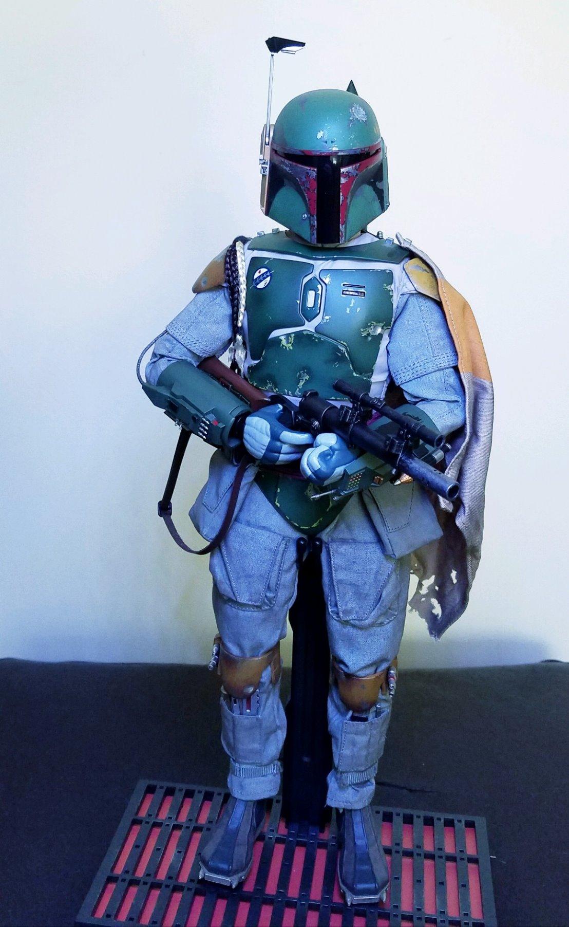 Hot Toys Boba Fett Star Wars Episode V: The Empire Strikes Back - Movie Masterpiece Series Sixth 1/6 Scale Collectible Figure (DELUXE VERSION) customer photo 2
