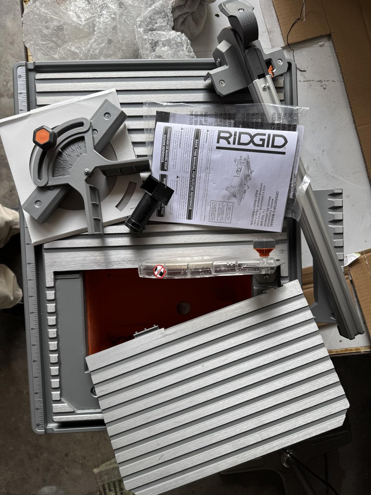 6.5-AMP 7 in. Blade Corded Table TOP Wet Tile Saw customer photo 1